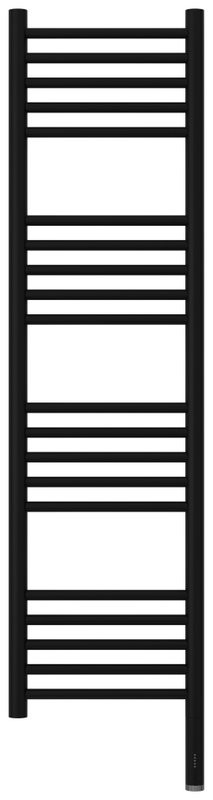 Полотенцесушитель электрический Сунержа Богема 3.1 31-6005-1230 130x35 см, подключение справа, матовый черный, лесенка