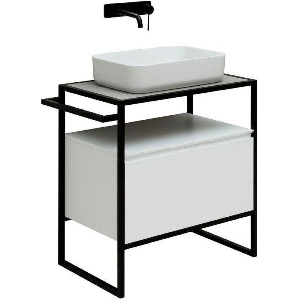 Тумба под раковину Allen Brau Priority 70 напольная, белый матовый