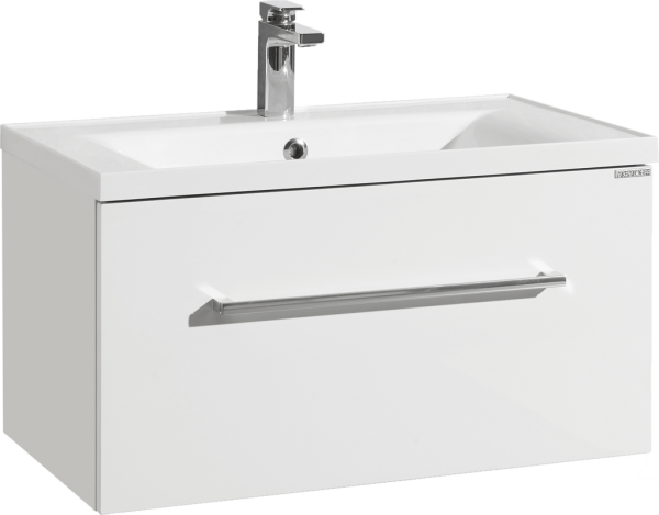 Тумба под раковину AQUATON Мадрид 80 белая с ящиком