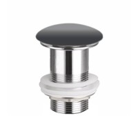 Донный клапан для раковины Ceramicanova CN2000MDH без перелива, матовый темный антрацит