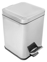 Мусорное ведро Colombo Design Black&White B9210.CR хром Мусорное ведро Colombo Design Black&White B9210.CR хром