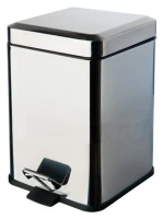 Мусорное ведро Colombo Design Black&White B9210.CR хром Мусорное ведро Colombo Design Black&White B9210.CR хром