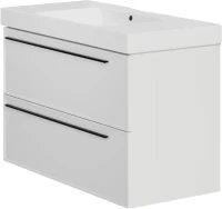 Тумба с раковиной La Fenice Elba Twin 100 подвесная, bianca, раковина Cubo 100