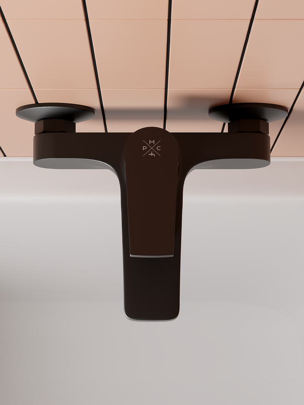 Смеситель для ванны с душем РМС PL7 PL7BL-009E черный