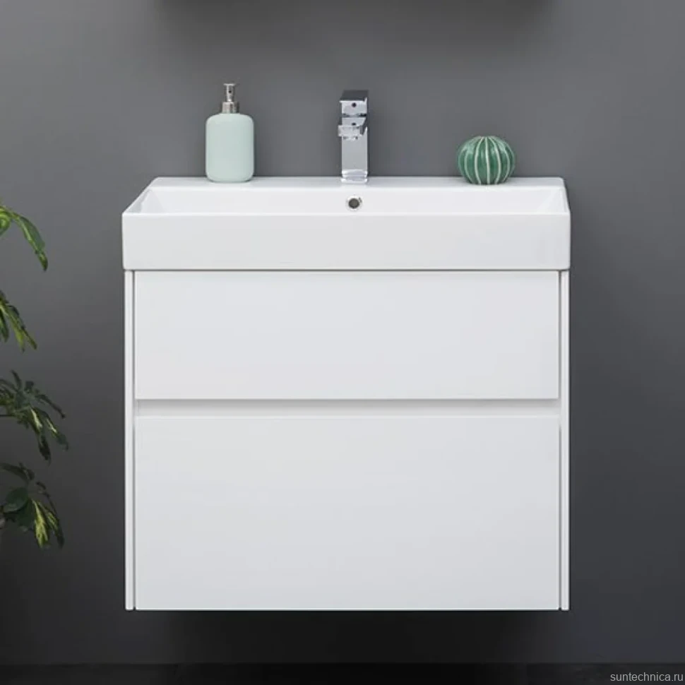 Тумба с раковиной Aquanet Бруклин 70