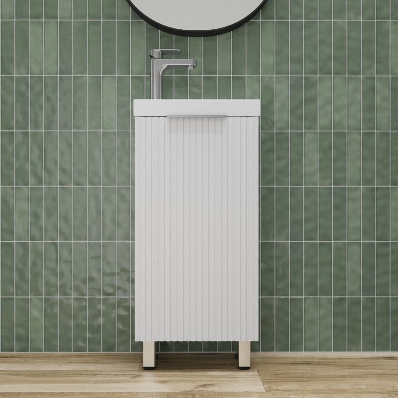 Тумба под раковину без столешницы Style Line Соло 40 белая