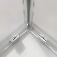 Душевой уголок BelBagno Luce AH-22-120/100-P-Cr профиль хром, стекло рифленое
