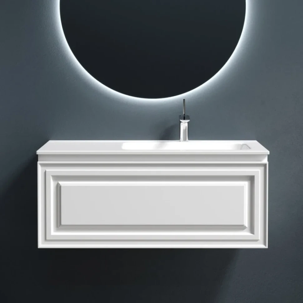 Тумба с раковиной Sancos Very 100 R bianco