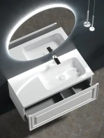 Тумба с раковиной Sancos Very 100 R bianco