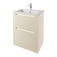 Тумба под раковину без столешницы Dreja Euphoria 60 матовая бежевая Тумба под раковину без столешницы Dreja Euphoria 60 матовая бежевая