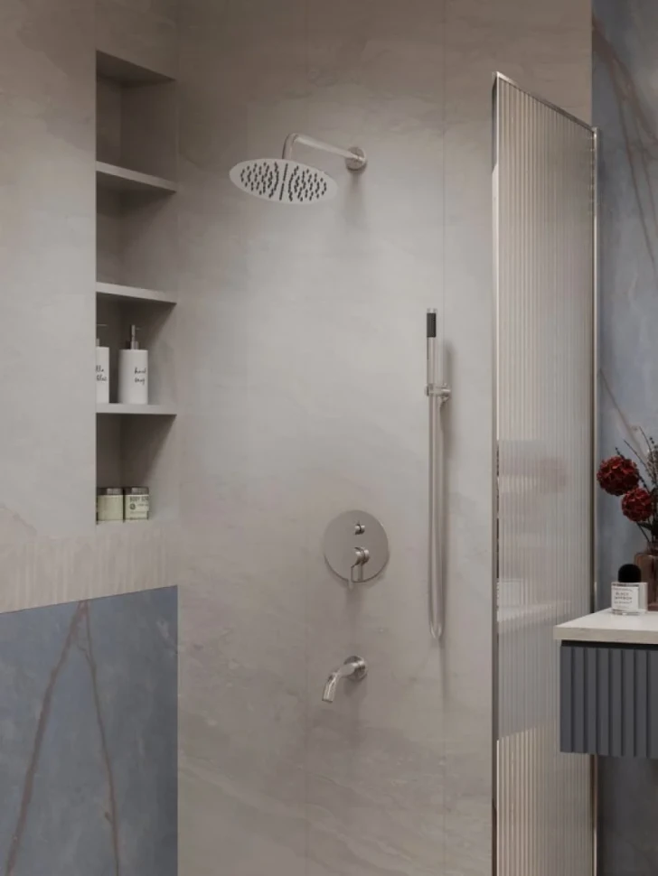 Душевой комплект Vincea Villa VSFW-1VL3CH С ВНУТРЕННЕЙ ЧАСТЬЮ, хром