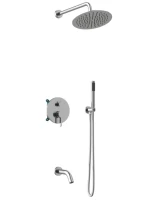 Душевой комплект Vincea Villa VSFW-1VL3CH С ВНУТРЕННЕЙ ЧАСТЬЮ, хром
