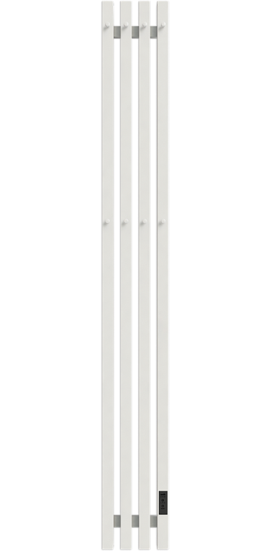 Полотенцесушитель электрический Grois Quartet 125 18х150 белый, правый