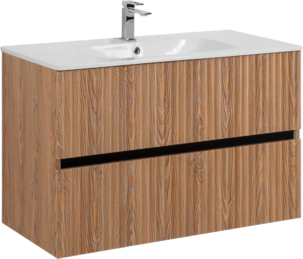 Тумба под раковину Art&Max Torino 90 подвесная, бран