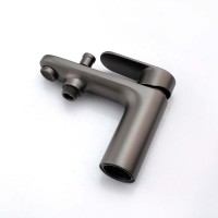 Смеситель на борт ванны AQUATEK Ника AQ1844BGM оружейная сталь