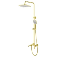 Душевая стойка AZARIO Alanti AZ-K2332-1MG золото матовое Душевая стойка AZARIO Alanti AZ-K2332-1MG золото матовое