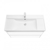 Тумба с раковиной Roca Ona 100 белая матовая