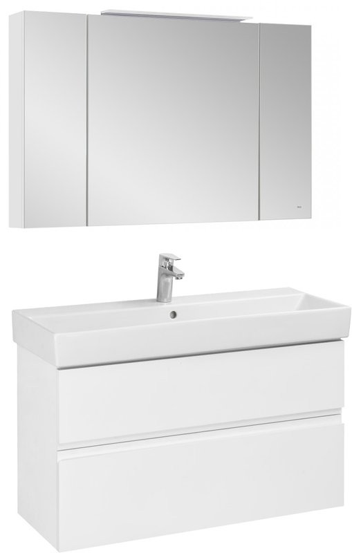 Тумба под раковину без столешницы Roca Oleta 100 белая матовая