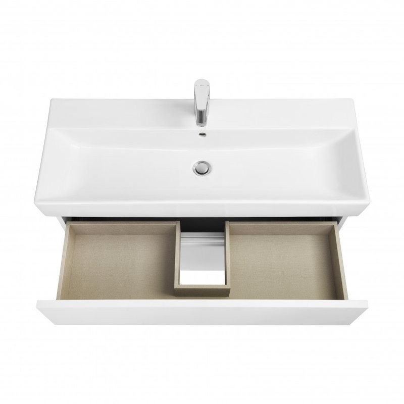 Тумба под раковину без столешницы Roca Oleta 100 белая матовая