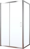 Душевой уголок Vegas Glass ZP+ZPV Tur Novo 140*90 08 01 профиль глянцевый хром, стекло прозрачное