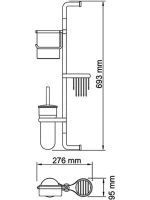 Стойка Wasserkraft K-1448 Стойка Wasserkraft K-1448