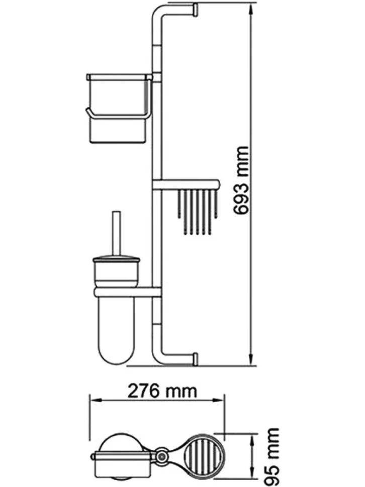 Стойка Wasserkraft K-1448