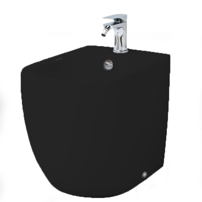 Биде напольное ArtCeram File 2.0 FLB004 17 00 матовое черное