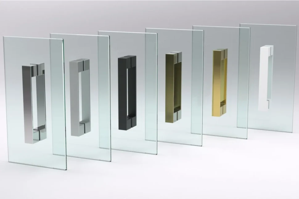 Душевой уголок Vegas Glass ZP+ZPV NOVO 100*90 03 01 профиль золото матовое, стекло прозрачное