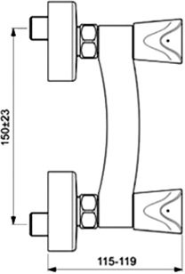 Смеситель для душа Vidima ВидимаНео BA333AA