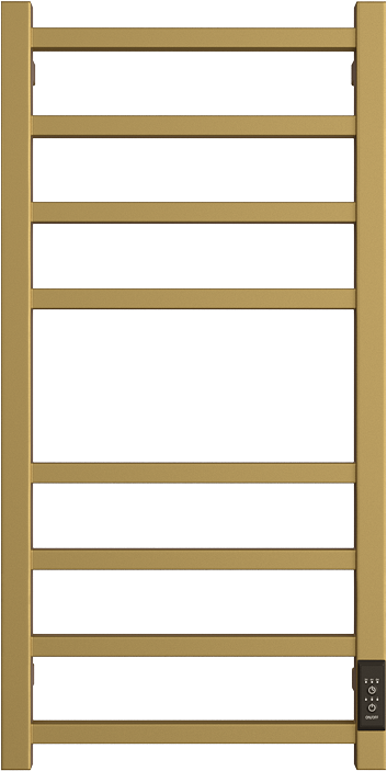 Полотенцесушитель электрический Двин L plaza neo 80х40, матовое золото
