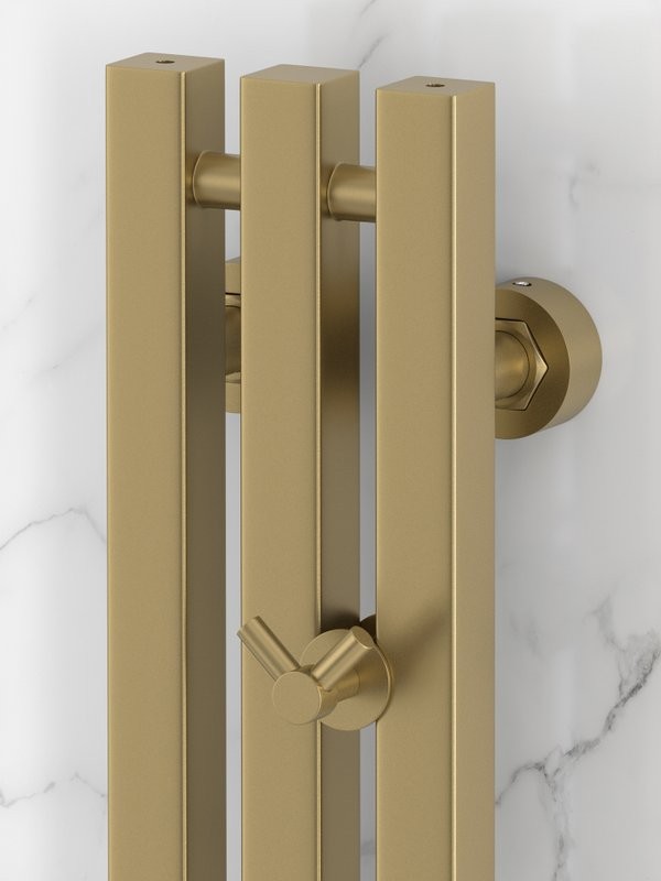 Полотенцесушитель водяной Сунержа Вердикт Pro 32-0459-1210 120x15 см, золотой шелк, I-образный