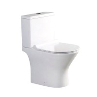 Унитаз-компакт напольный AZARIO Verde AZ-2224 глянцевый белый