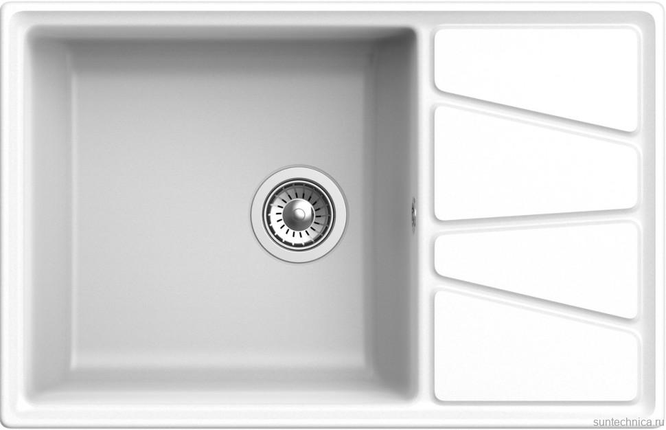 Мойка кухонная GranFest Vertex GF-V-780L иней