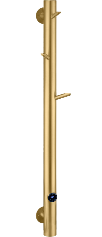 Полотенцесушитель электрический Boheme Uno 724 150x20, матовое золото