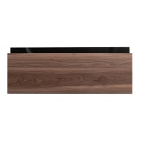 Тумба под раковину Cezares Slider 100 подвесная, 1 ящик, дымчатый орех