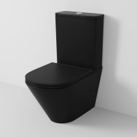 Унитаз-компакт напольный Grossman Торнадо GR-4449BMSQ матовый черный