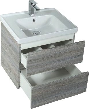 Тумба с раковиной Art&Max Techno подвесная, 70, сосна