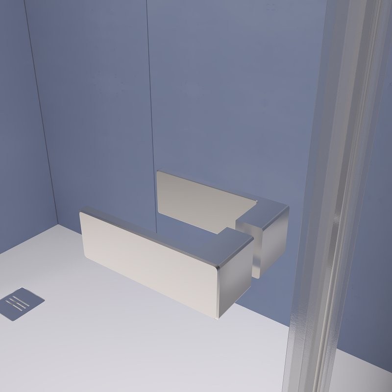 Душевой уголок RGW Stilvoll SV-040 100х80 профиль хром, стекло прозрачное