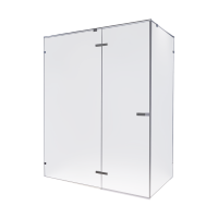 Душевой уголок RGW Stilvoll SV-040 100х80 профиль хром, стекло прозрачное