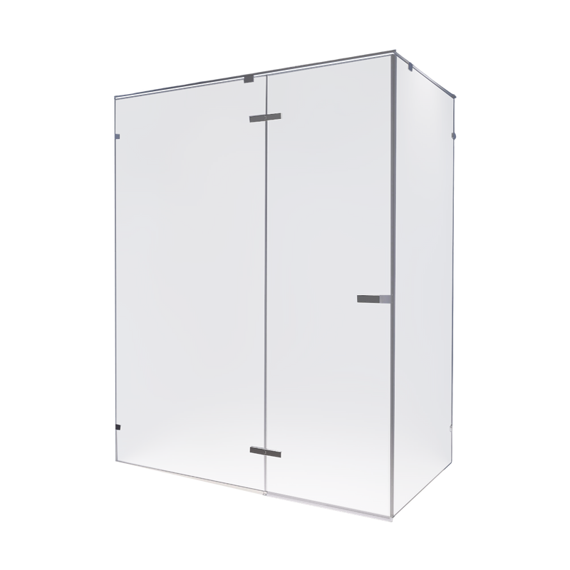 Душевой уголок RGW Stilvoll SV-040 100х80 профиль хром, стекло прозрачное