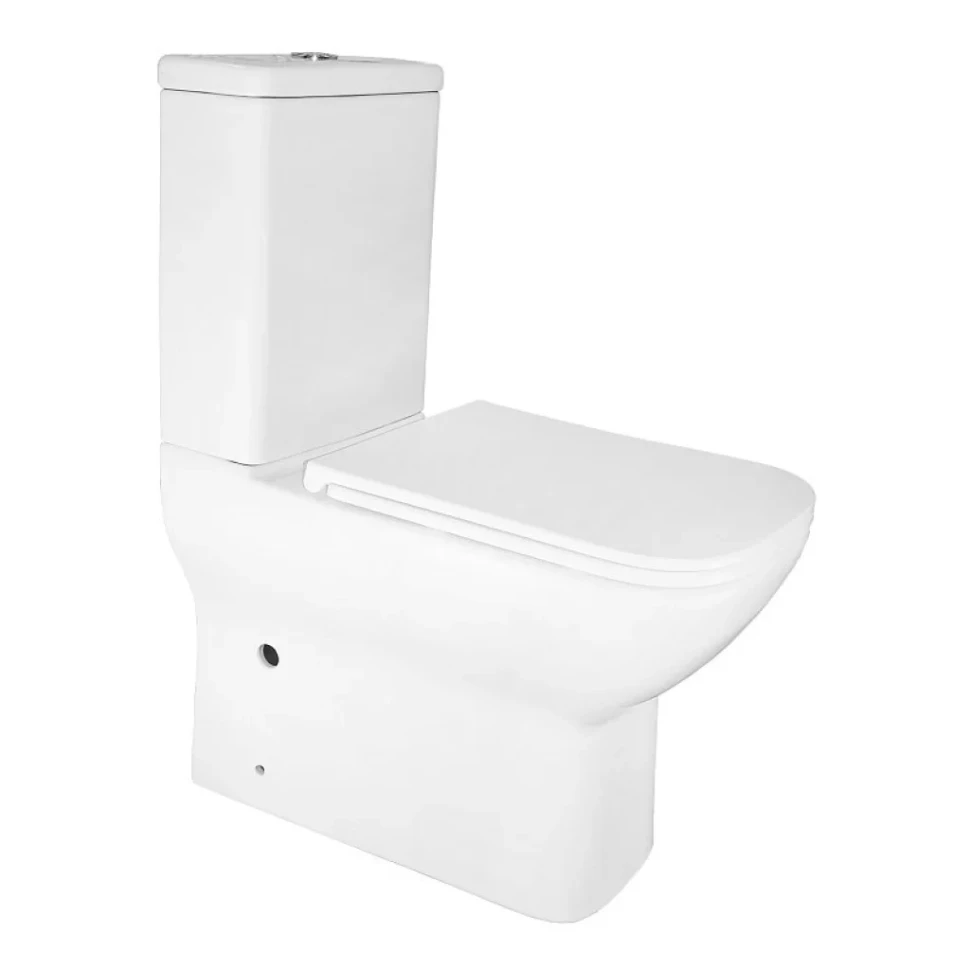 Унитаз-компакт напольный AZARIO Varo AZ-2171-1 с микролифтом, безободковый