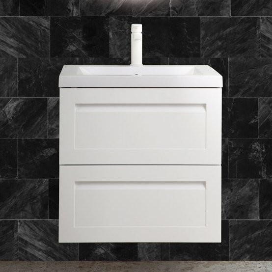 Тумба под раковину Art&Max Platino 60 подвесная, белый глянец