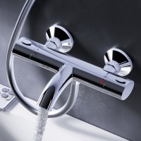 Термостатический смеситель AM.PM Sense 5 F7550064 для ванны и душа Термостатический смеситель AM.PM Sense 5 F7550064 для ванны и душа