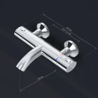 Термостатический смеситель AM.PM Sense 5 F7550064 для ванны и душа Термостатический смеситель AM.PM Sense 5 F7550064 для ванны и душа