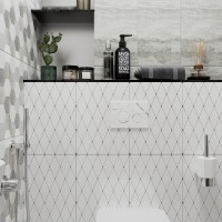 Система инсталляции для унитазов Lavinia Boho RelFix 77010058 5 в 1 с кнопкой смыва и дозатором, белый мрамор