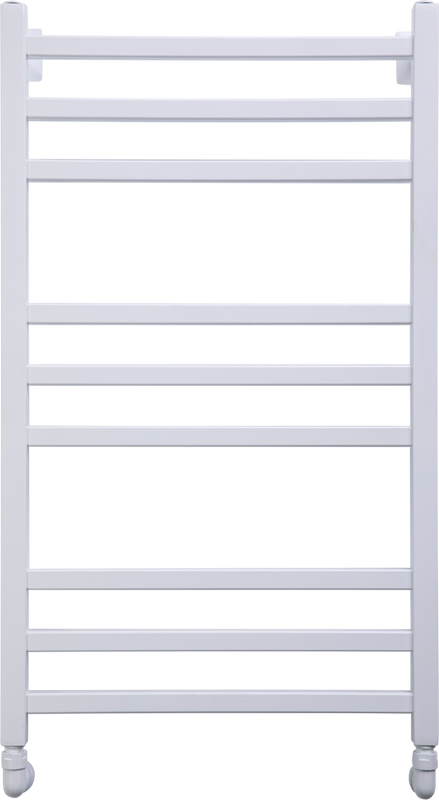 Полотенцесушитель водяной Comfysan Pioli-K W-8 80х40 80x45 см, матовый белый, лесенка