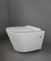 Унитаз подвесной Creo Creo CR1100R безободковый, с микролифтом