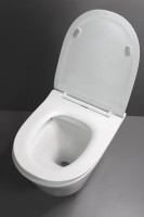 Унитаз подвесной Creo Creo CR1100R безободковый, с микролифтом