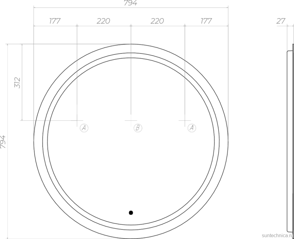 Мебель для ванной комнаты Vigo Holly 80 напольная, белая, раковина Como 80