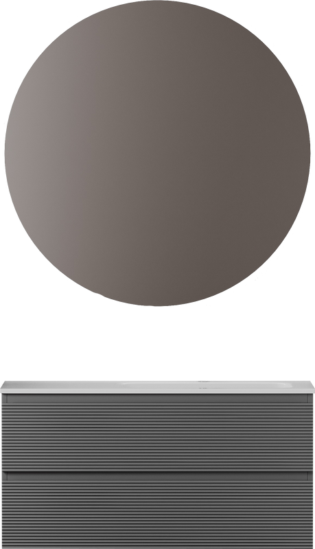 Мебель для ванной комнаты Sancos Folk 100 R grey soft